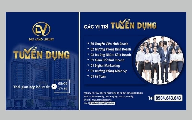 Banner tuyển dụng mẫu 1